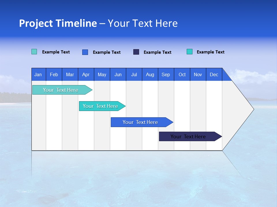 Tahiti Relaxing Vacation PowerPoint Template