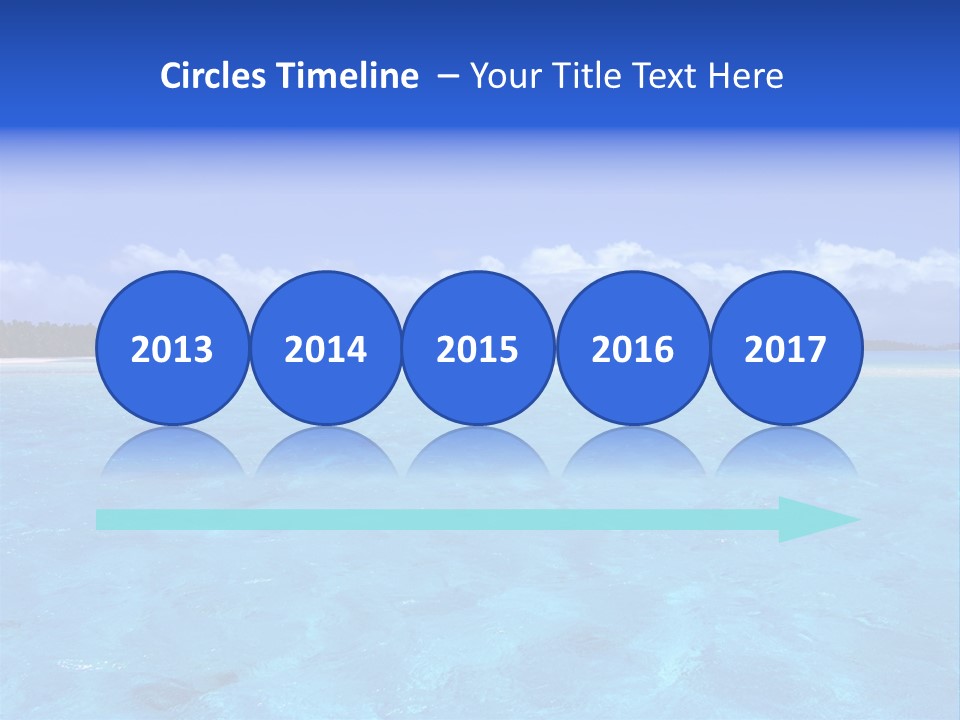 Tahiti Relaxing Vacation PowerPoint Template