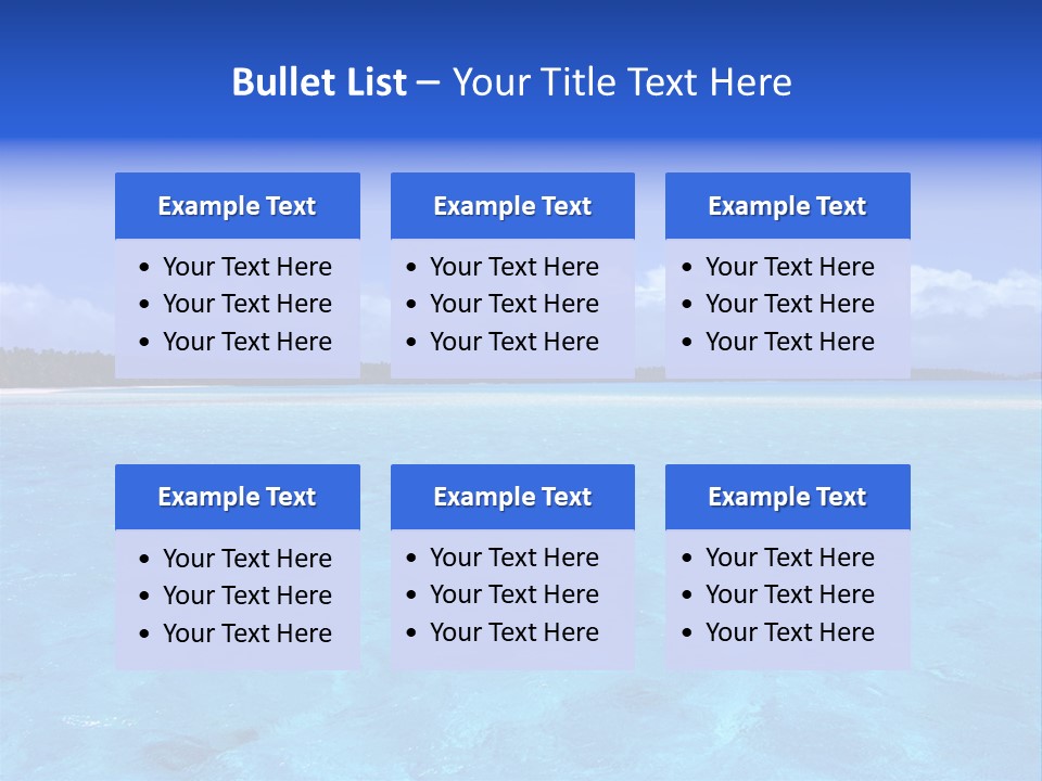 Tahiti Relaxing Vacation PowerPoint Template