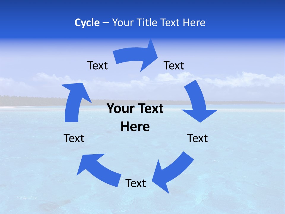 Tahiti Relaxing Vacation PowerPoint Template