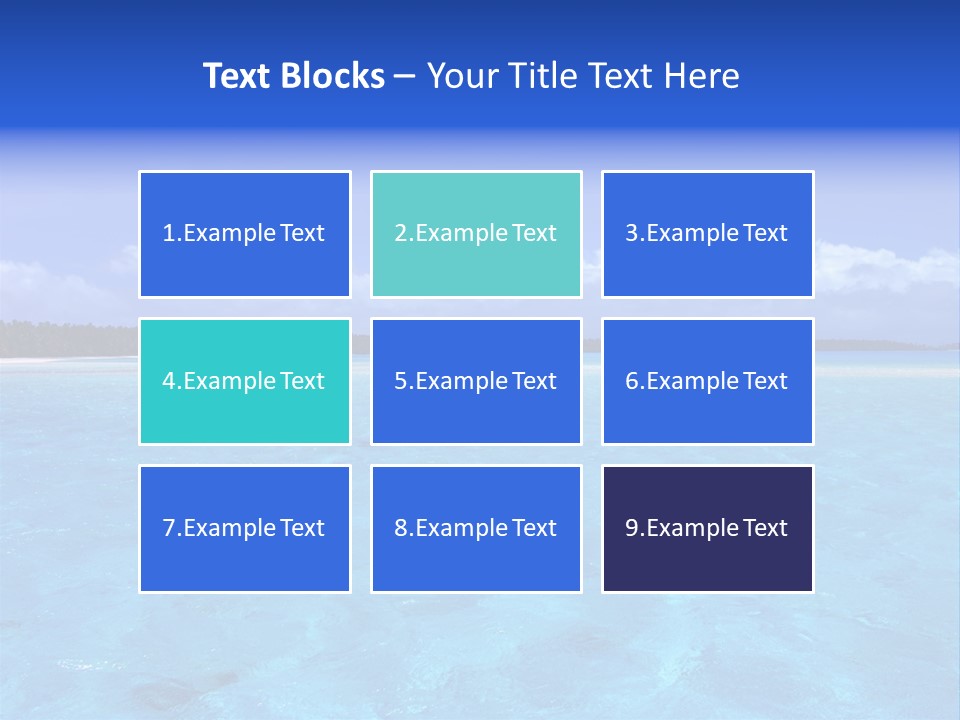 Tahiti Relaxing Vacation PowerPoint Template