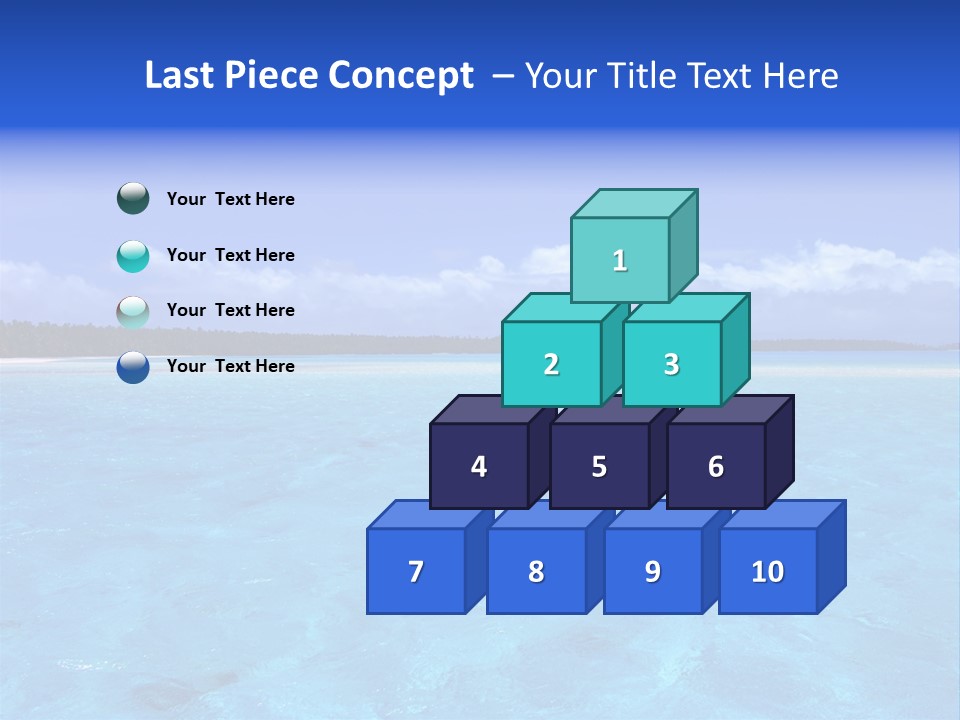 Tahiti Relaxing Vacation PowerPoint Template