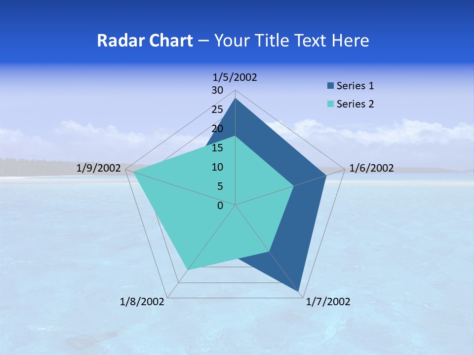 Tahiti Relaxing Vacation PowerPoint Template