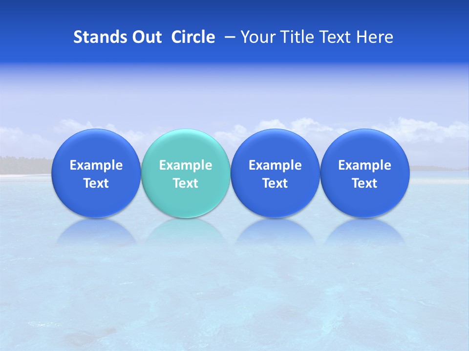 Tahiti Relaxing Vacation PowerPoint Template