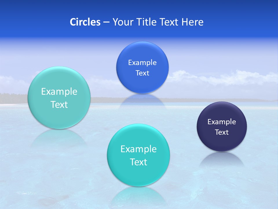 Tahiti Relaxing Vacation PowerPoint Template