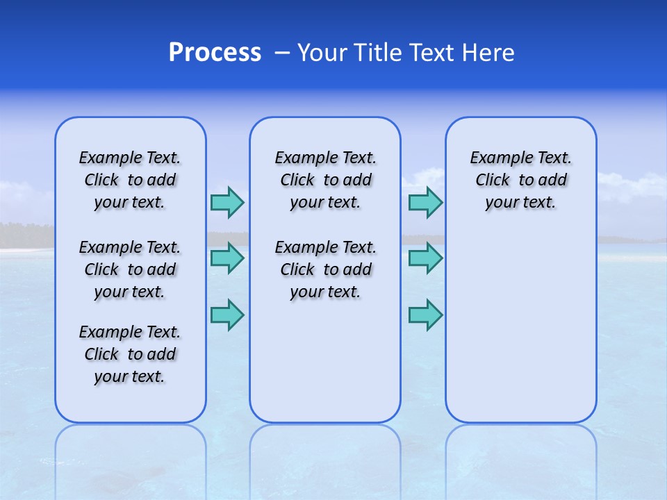 Tahiti Relaxing Vacation PowerPoint Template