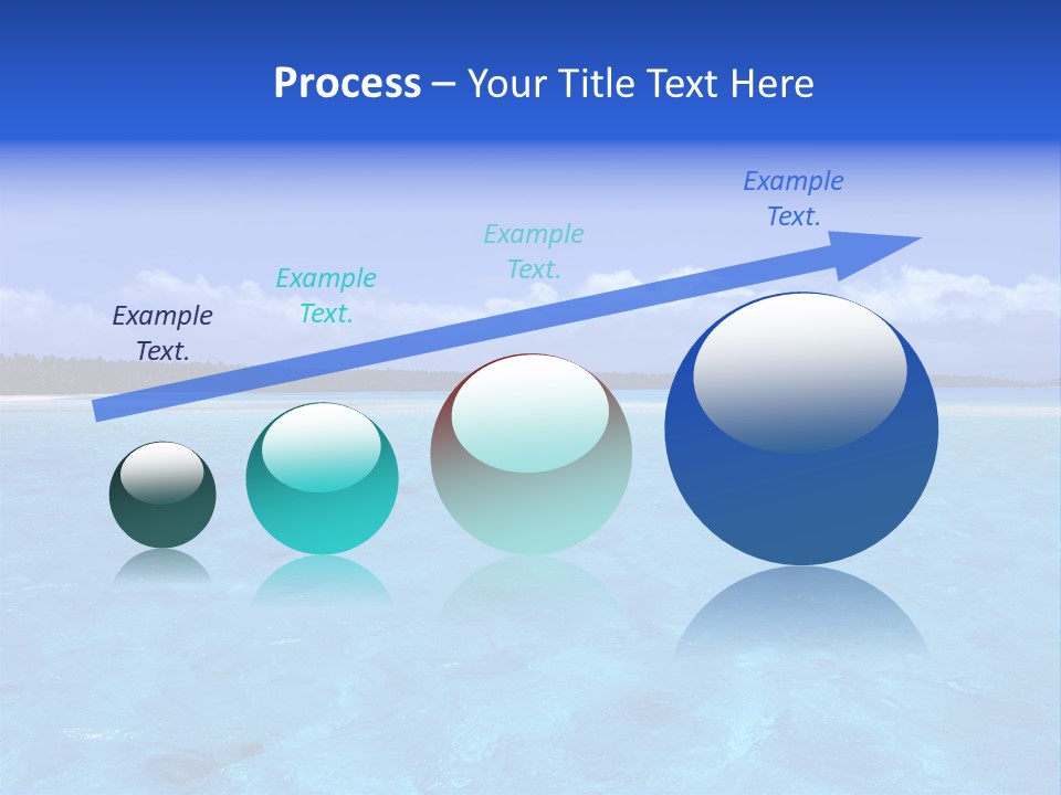 Tahiti Relaxing Vacation PowerPoint Template