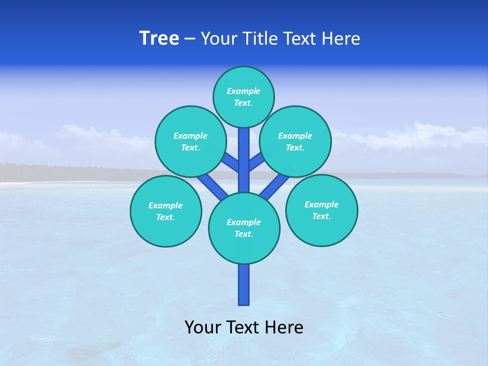 Tahiti Relaxing Vacation PowerPoint Template