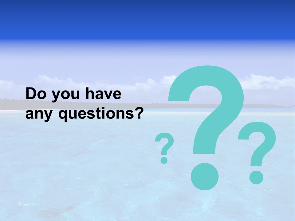 Tahiti Relaxing Vacation PowerPoint Template