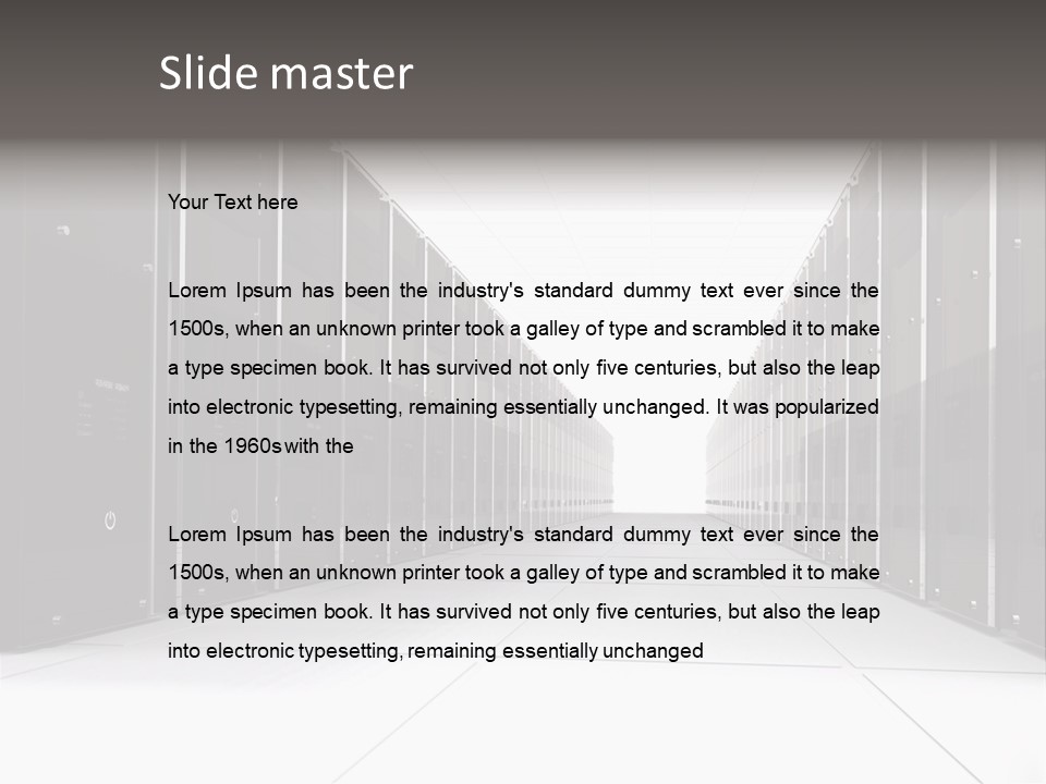 Tech Security Power PowerPoint Template