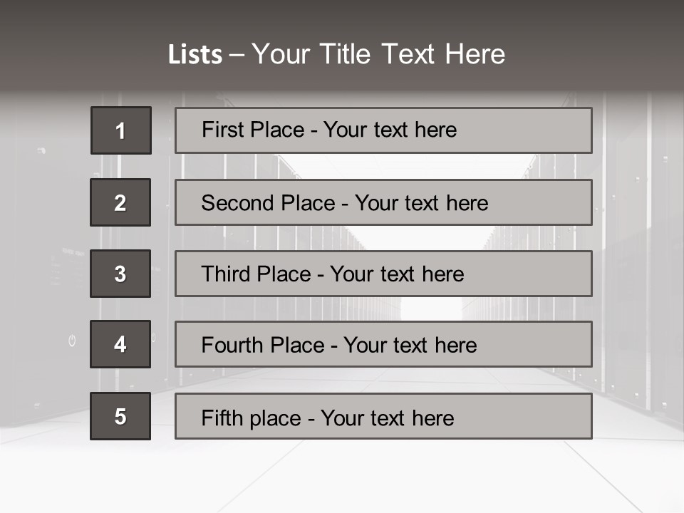 Tech Security Power PowerPoint Template
