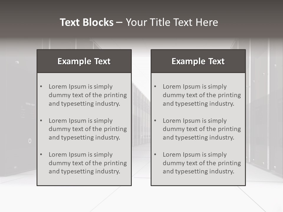 Tech Security Power PowerPoint Template