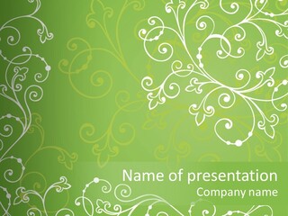 Holiday Art Happy PowerPoint Template