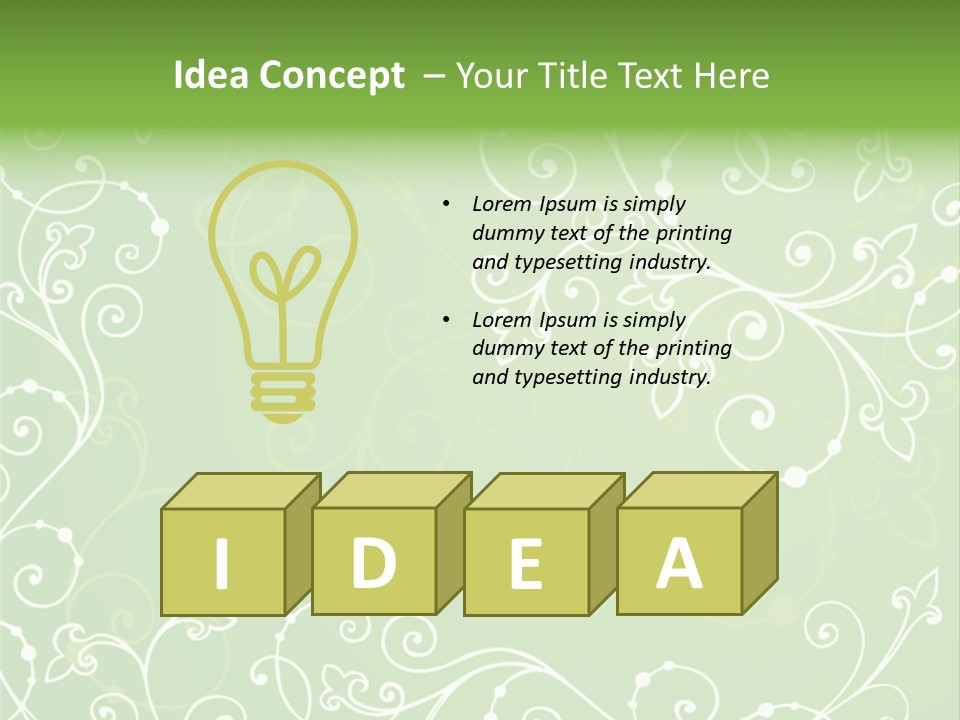 Holiday Art Happy PowerPoint Template