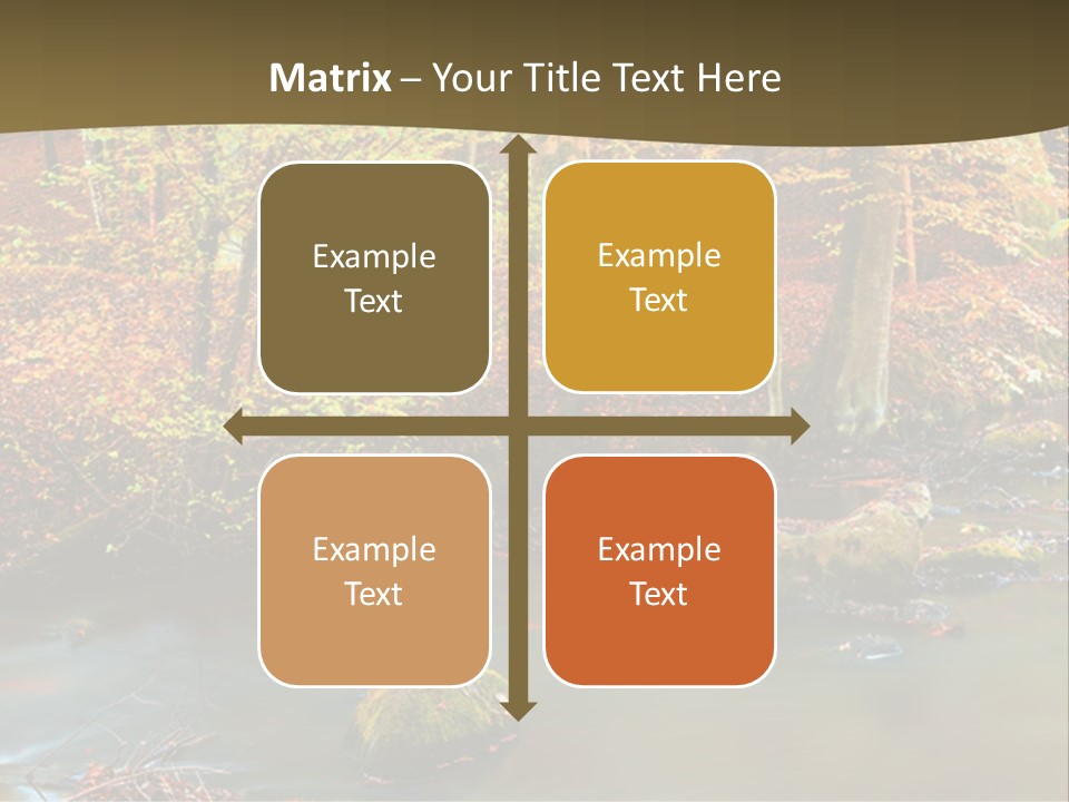 Brown Leaf Autumn PowerPoint Template