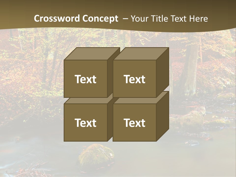 Brown Leaf Autumn PowerPoint Template