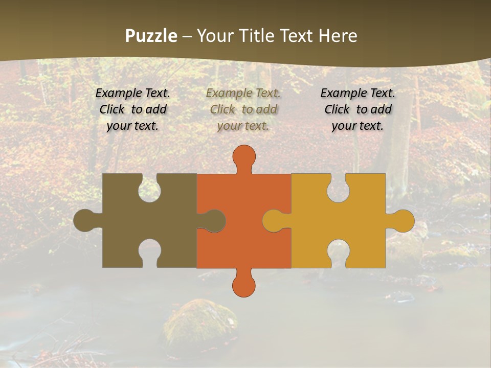 Brown Leaf Autumn PowerPoint Template