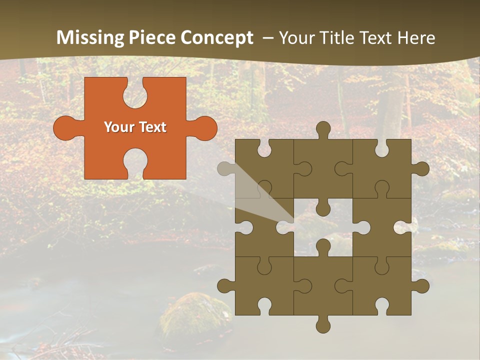 Brown Leaf Autumn PowerPoint Template