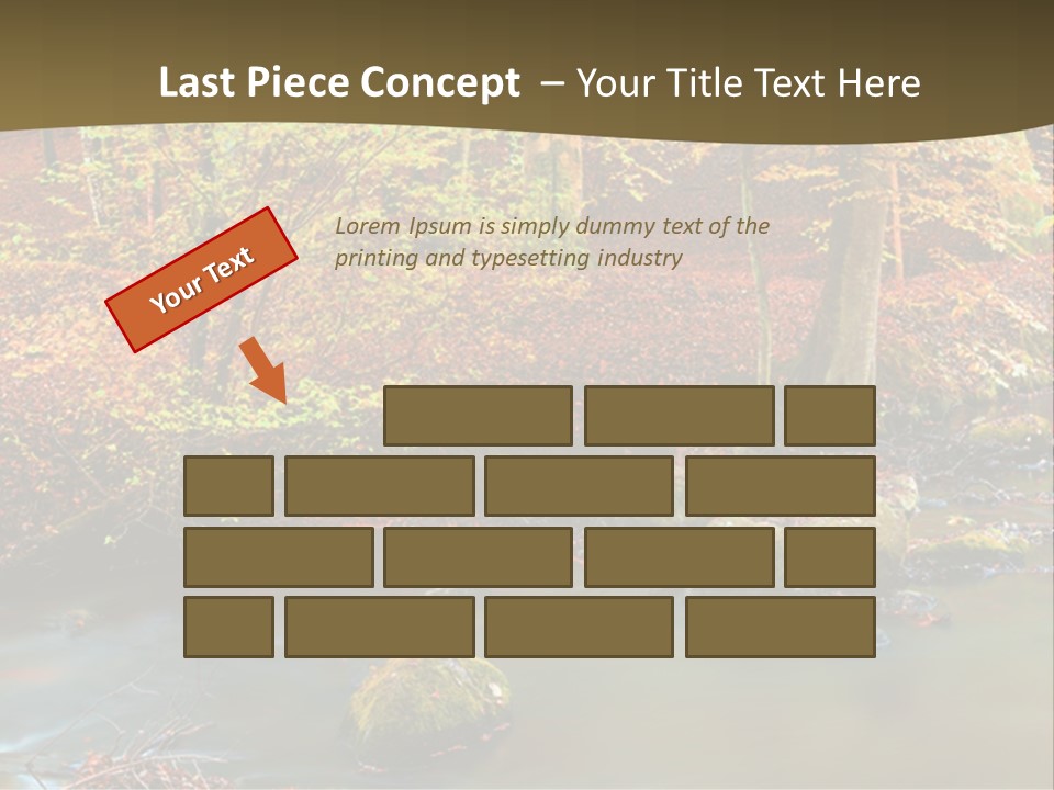 Brown Leaf Autumn PowerPoint Template