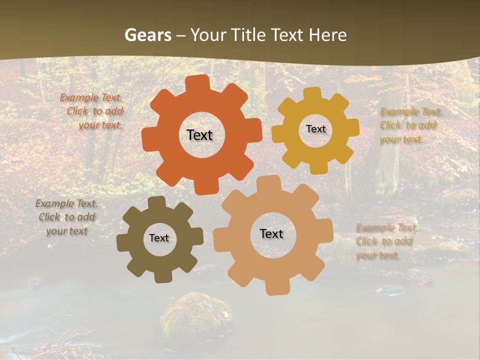 Brown Leaf Autumn PowerPoint Template