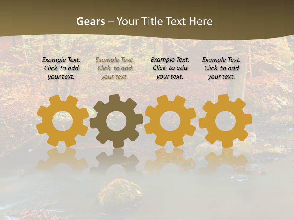 Brown Leaf Autumn PowerPoint Template