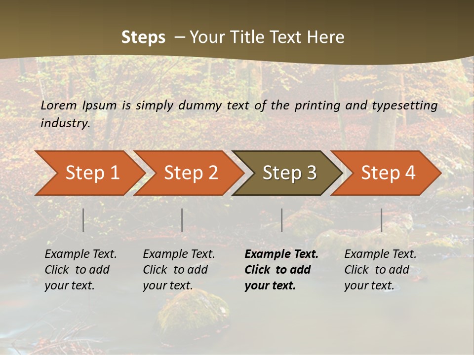 Brown Leaf Autumn PowerPoint Template