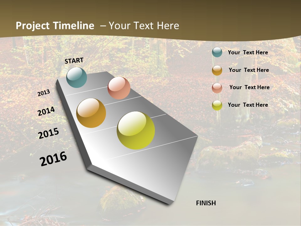 Brown Leaf Autumn PowerPoint Template