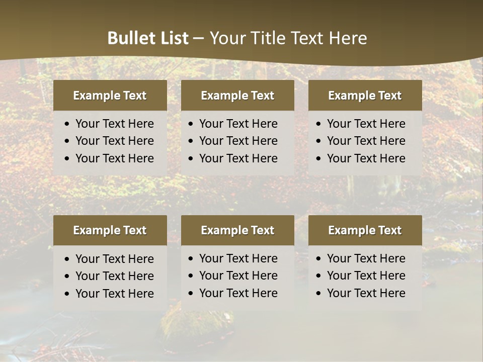 Brown Leaf Autumn PowerPoint Template