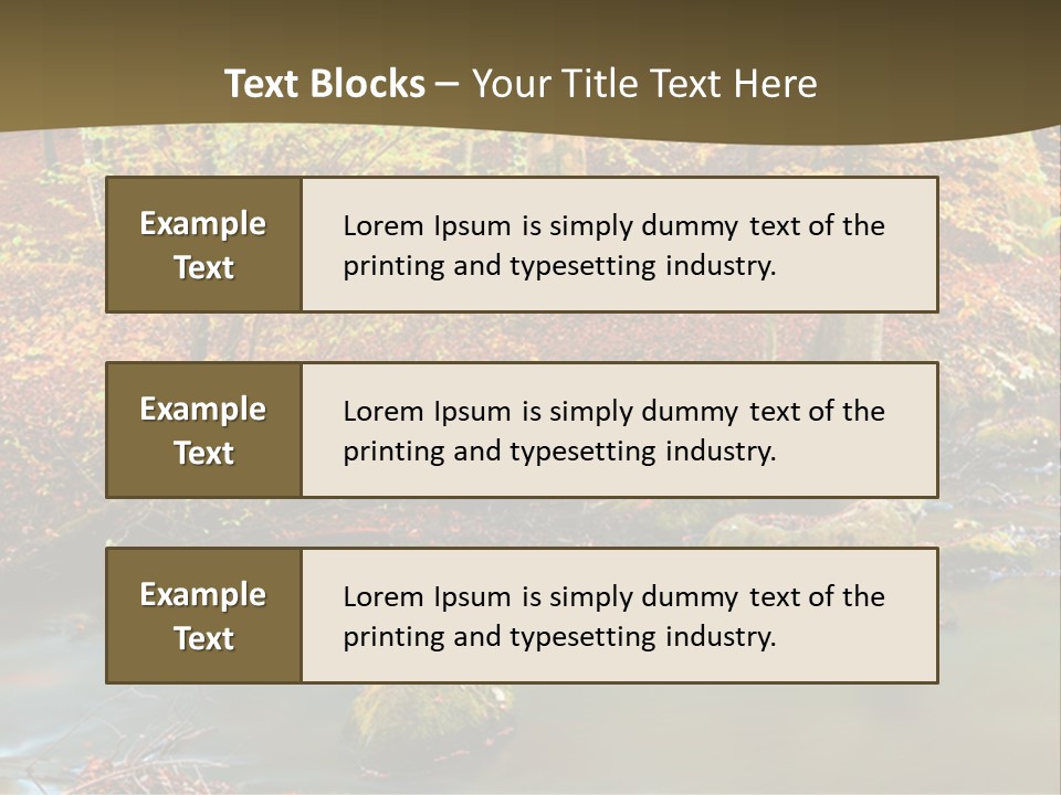 Brown Leaf Autumn PowerPoint Template