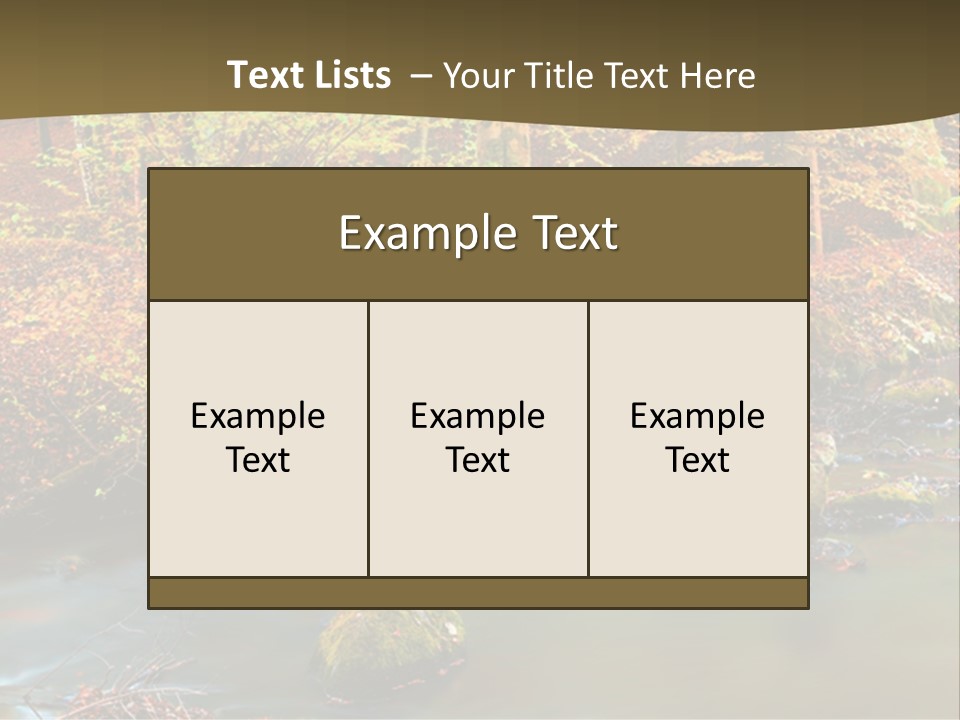 Brown Leaf Autumn PowerPoint Template