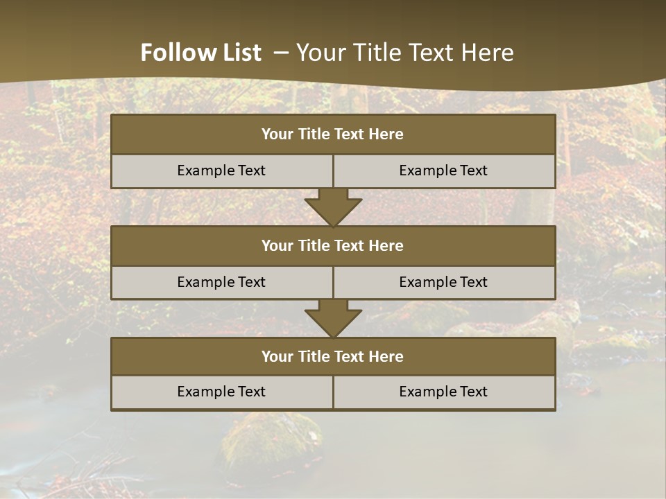 Brown Leaf Autumn PowerPoint Template