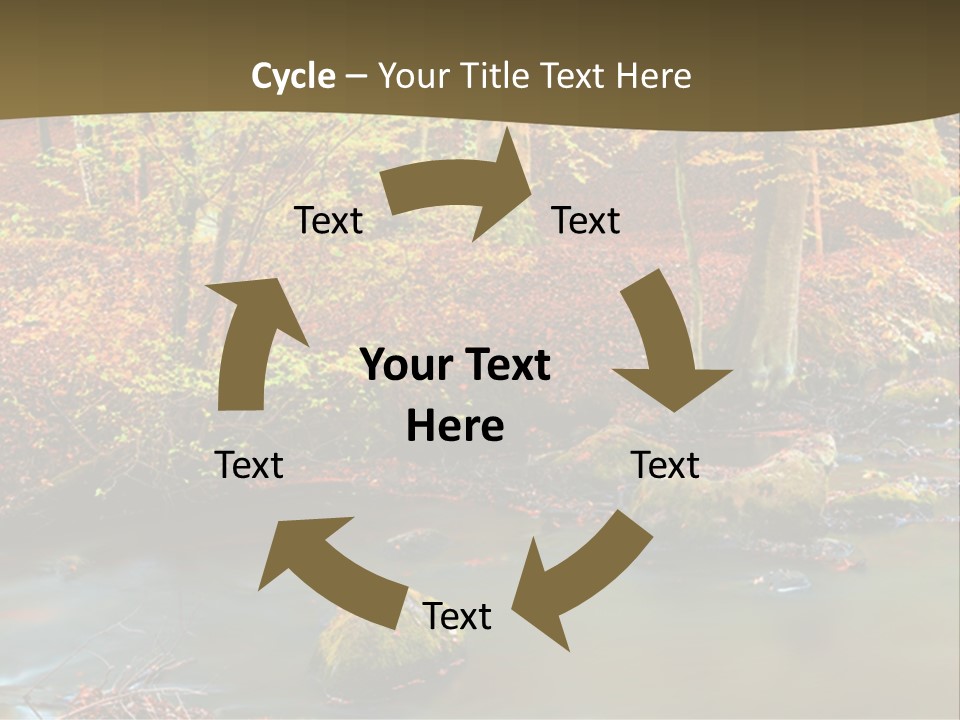 Brown Leaf Autumn PowerPoint Template