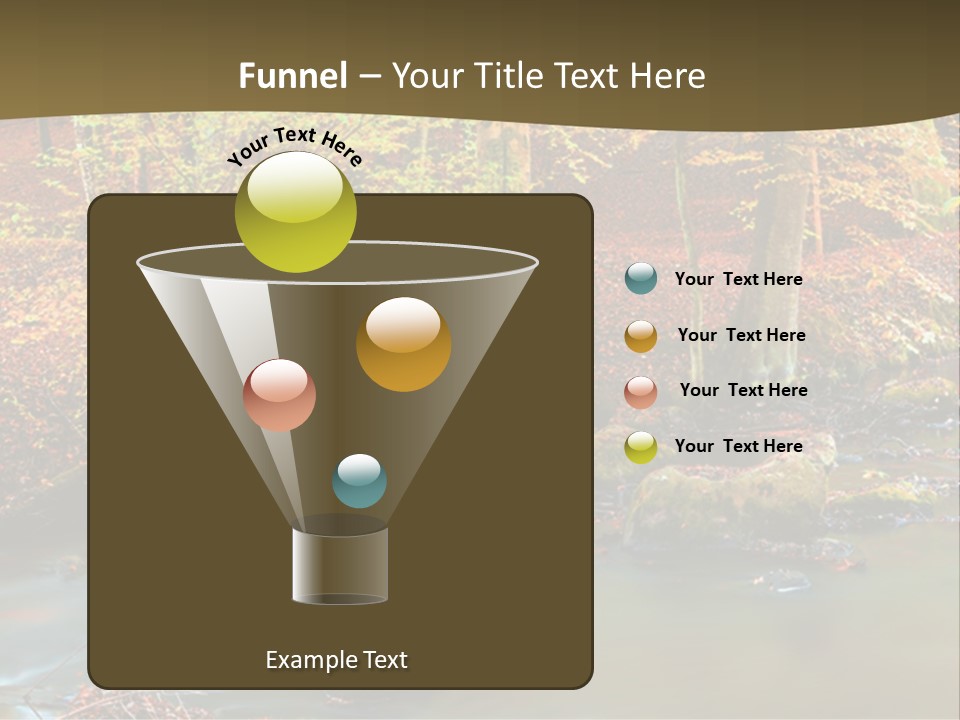 Brown Leaf Autumn PowerPoint Template