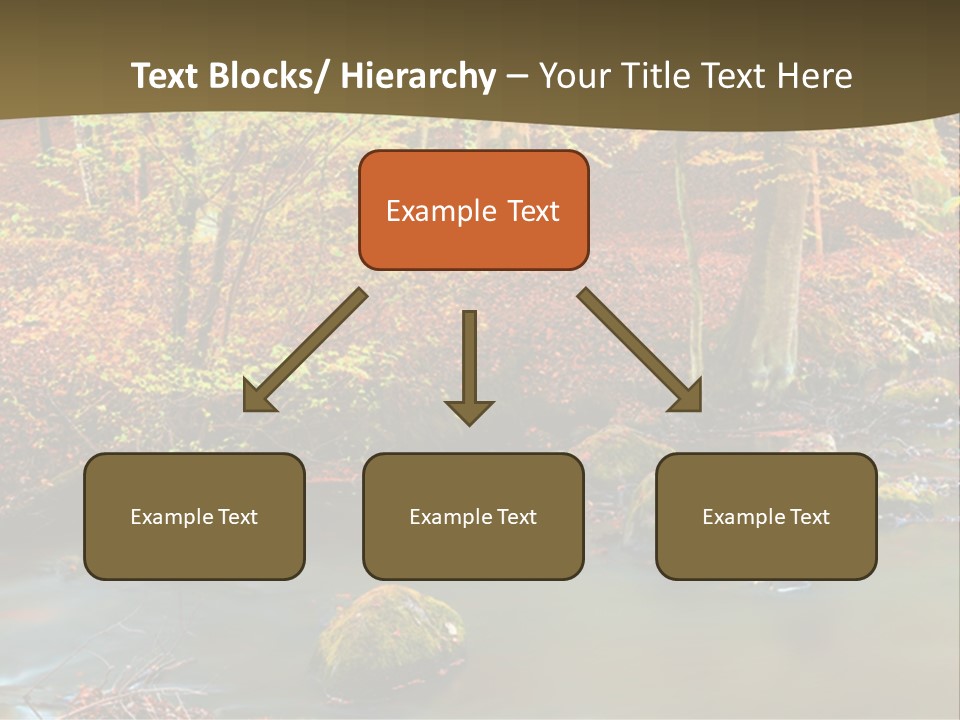 Brown Leaf Autumn PowerPoint Template