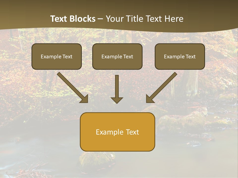 Brown Leaf Autumn PowerPoint Template