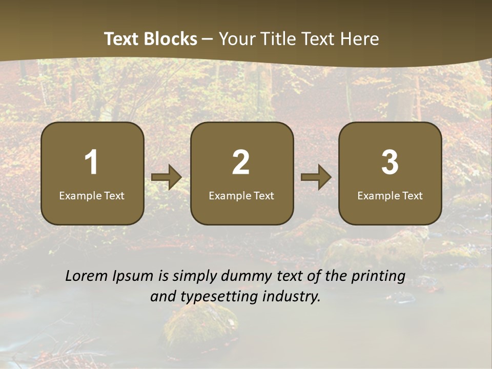 Brown Leaf Autumn PowerPoint Template