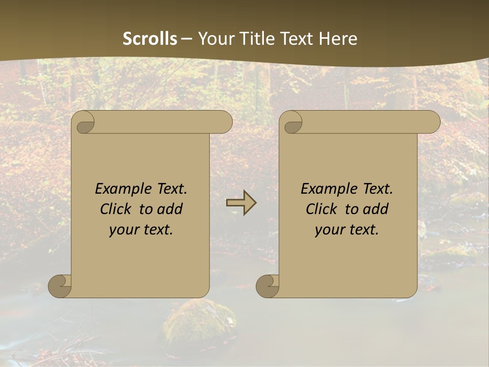 Brown Leaf Autumn PowerPoint Template