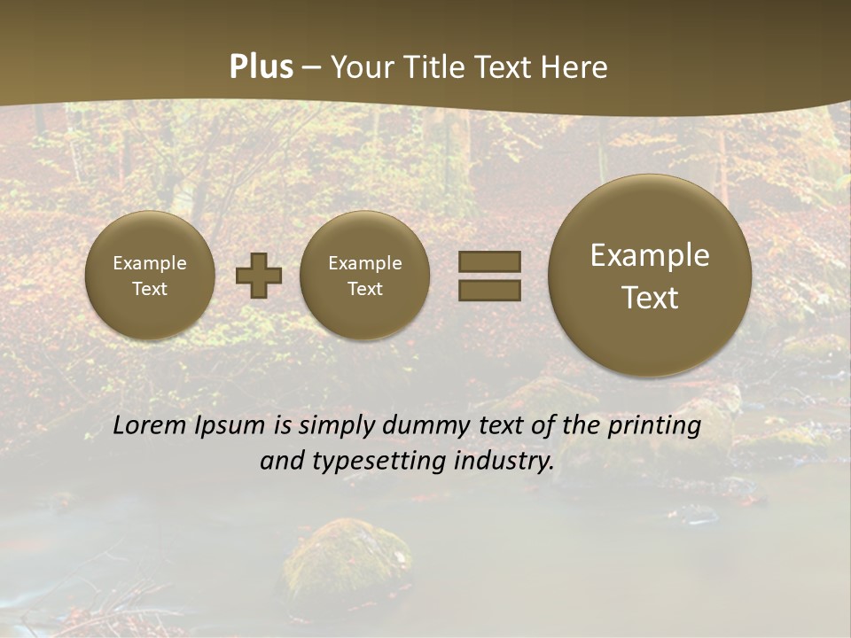 Brown Leaf Autumn PowerPoint Template