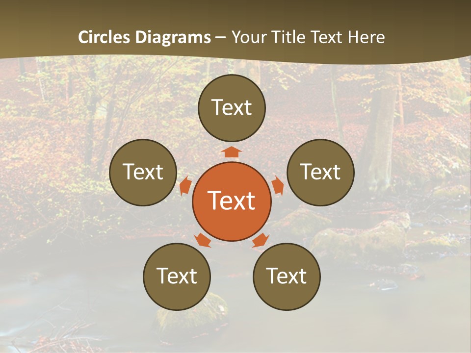 Brown Leaf Autumn PowerPoint Template