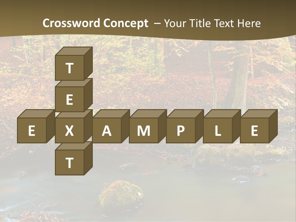 Brown Leaf Autumn PowerPoint Template