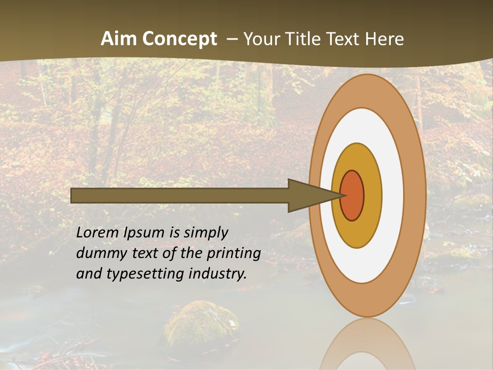 Brown Leaf Autumn PowerPoint Template