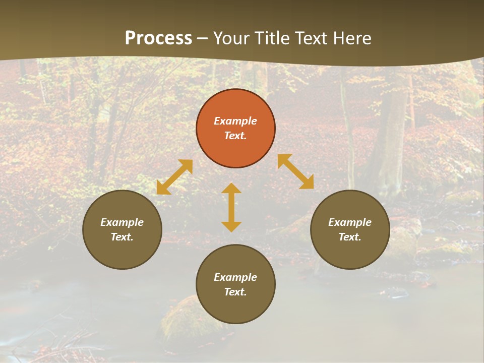 Brown Leaf Autumn PowerPoint Template
