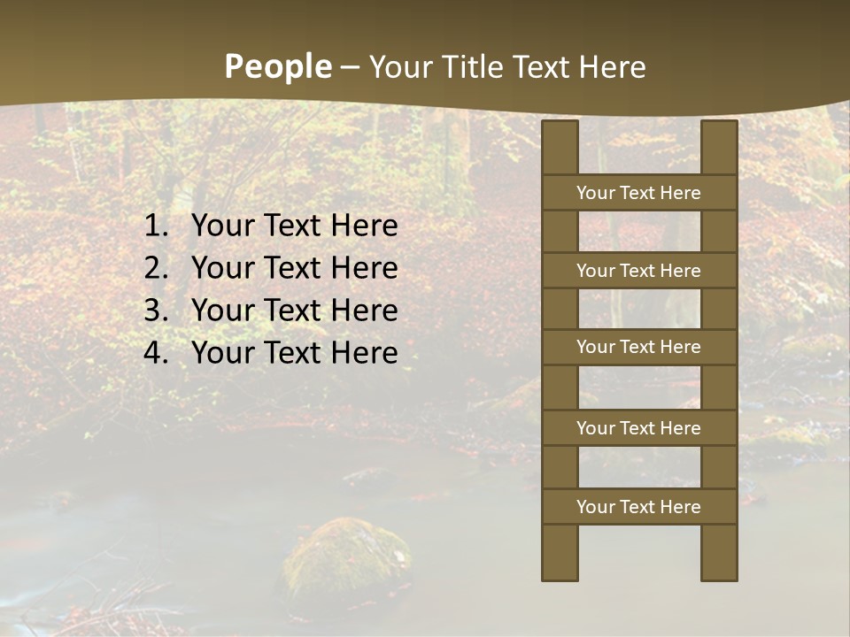 Brown Leaf Autumn PowerPoint Template