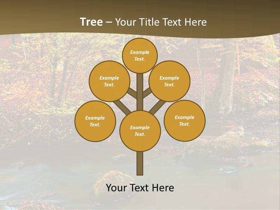 Brown Leaf Autumn PowerPoint Template