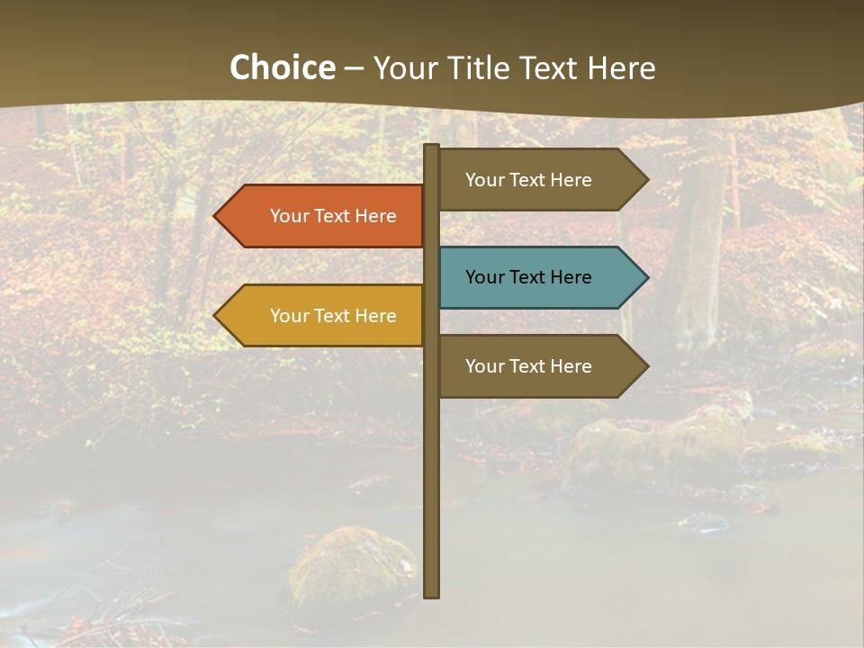 Brown Leaf Autumn PowerPoint Template