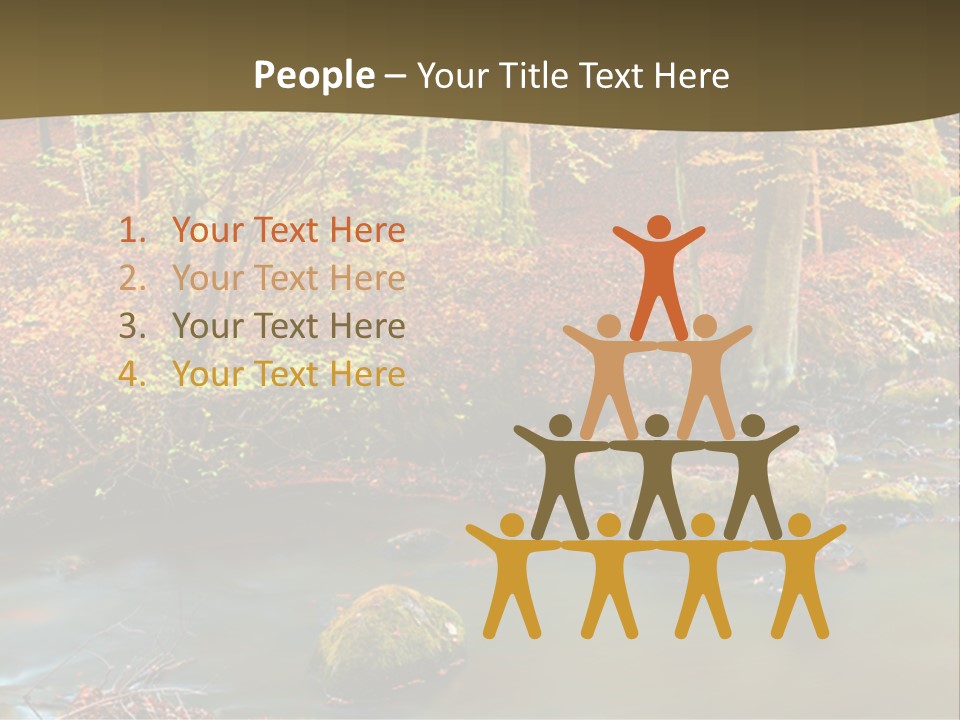 Brown Leaf Autumn PowerPoint Template