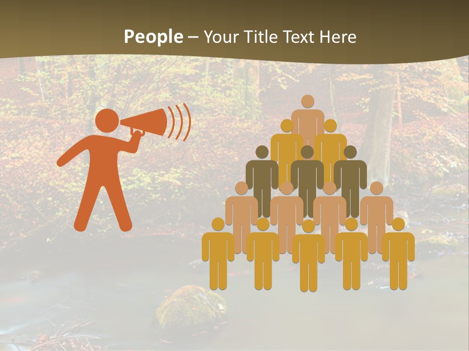 Brown Leaf Autumn PowerPoint Template