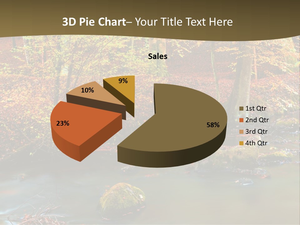 Brown Leaf Autumn PowerPoint Template