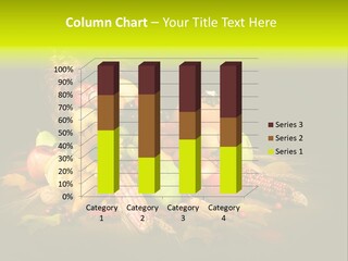 Squash Cornucopia Vegetable PowerPoint Template