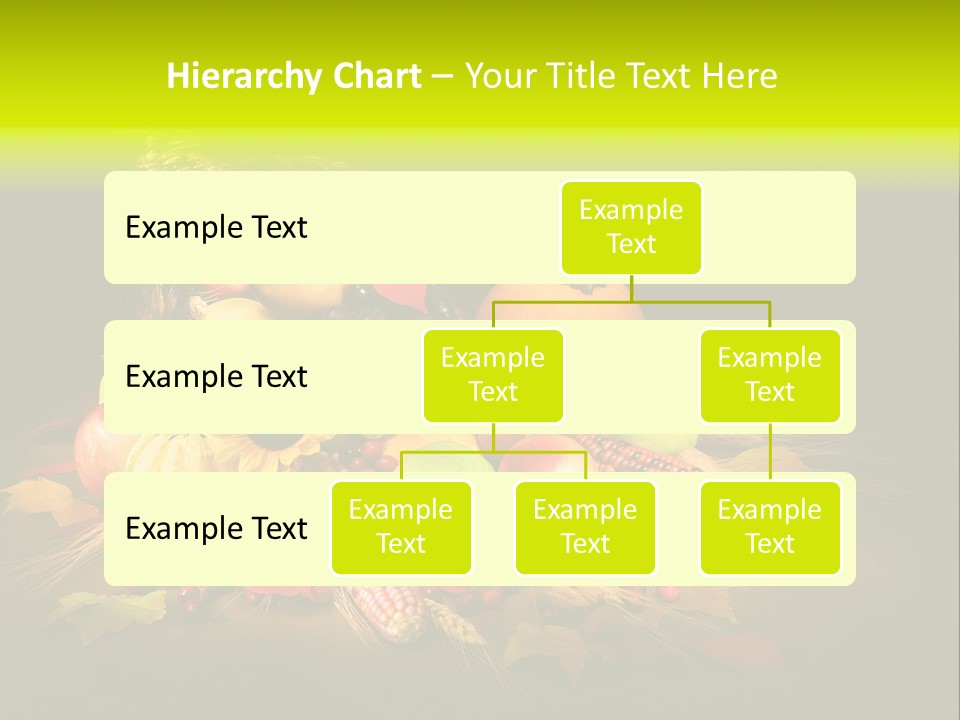 Squash Cornucopia Vegetable PowerPoint Template